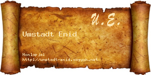 Umstadt Enid névjegykártya
